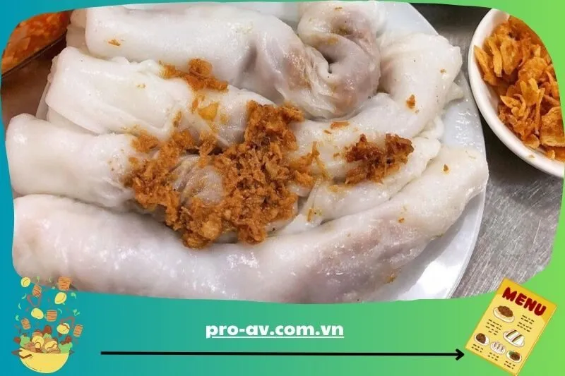 Bánh Cuốn Trứng