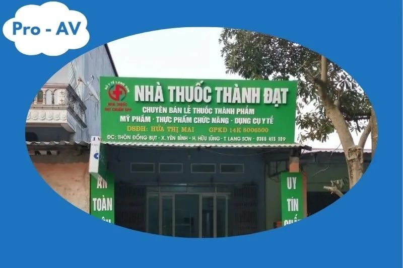 Nhà thuốc Thành Đạt - nhà thuốc Lạng Sơn