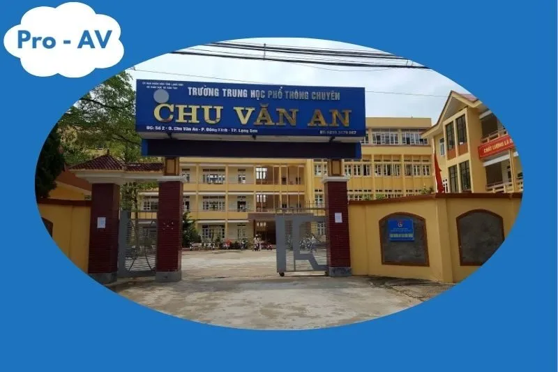 Trường Trung học Phổ thông chuyên Chu Văn An - trường THPT Lạng Sơn